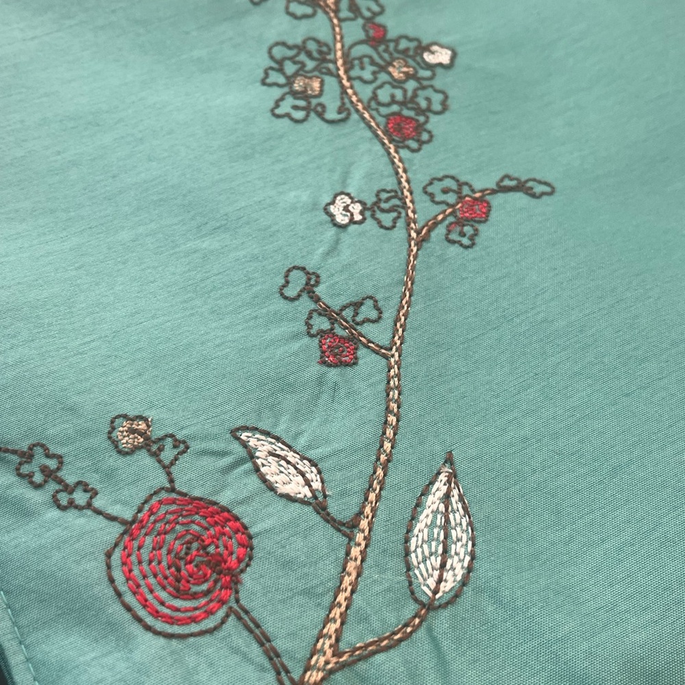NWT Lenox Chirp Turquoise Table Runner, 19x70 - Picture 4 of 13